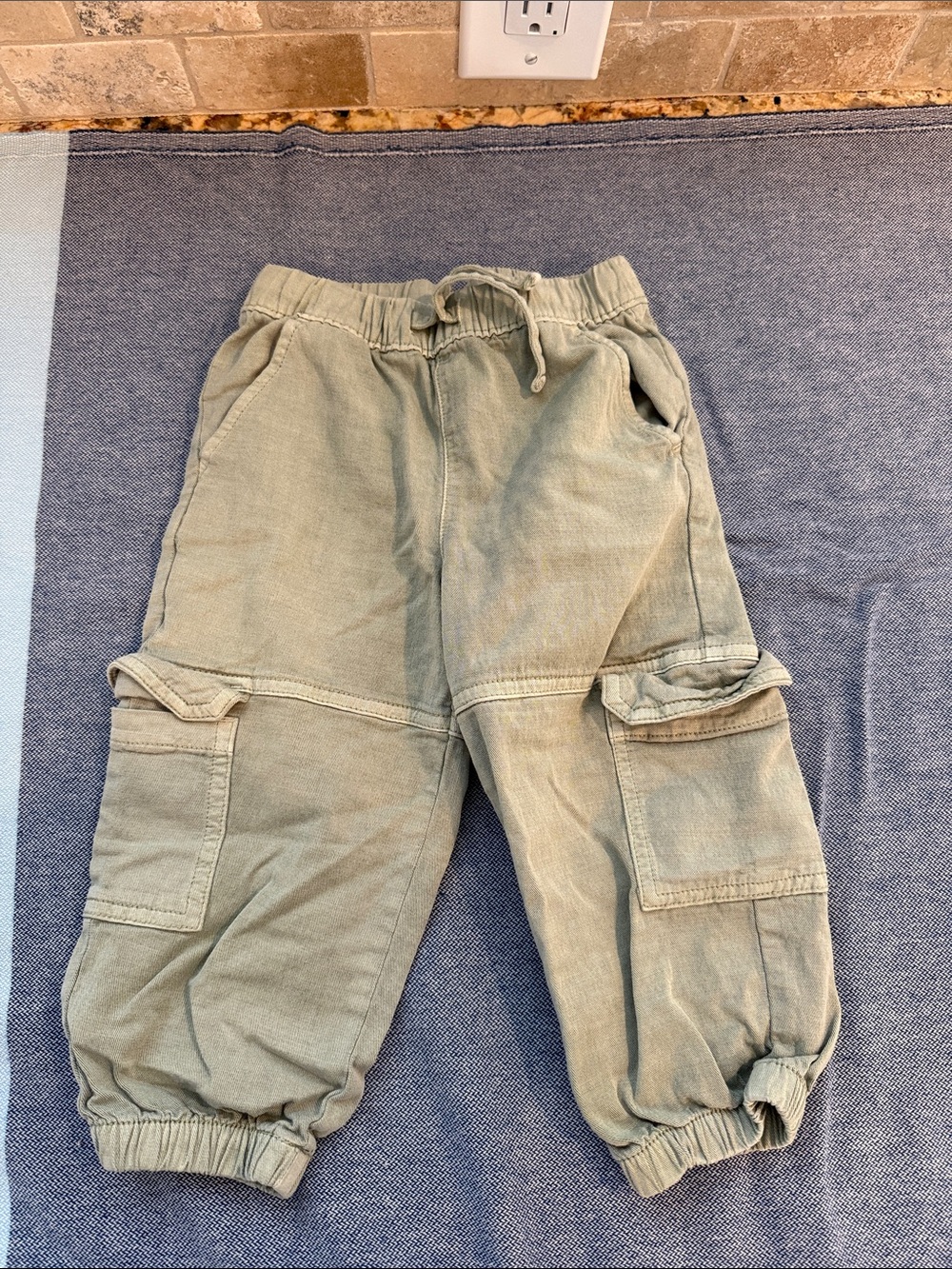 Cat & Jack Olive Green Cargo Joggers for Kids